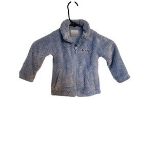 Columbia Girls Blue Plush 2T Coat
